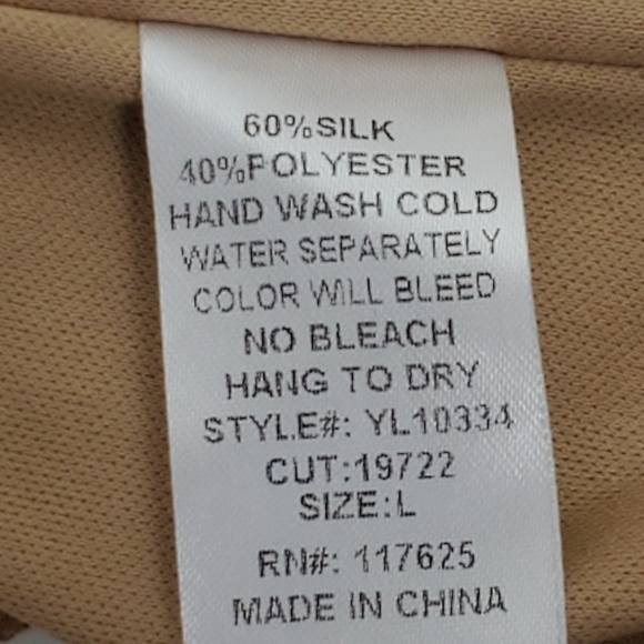 Ya Los Angeles silk blend uneven sleeveless dress size large - Picture 3 of 13